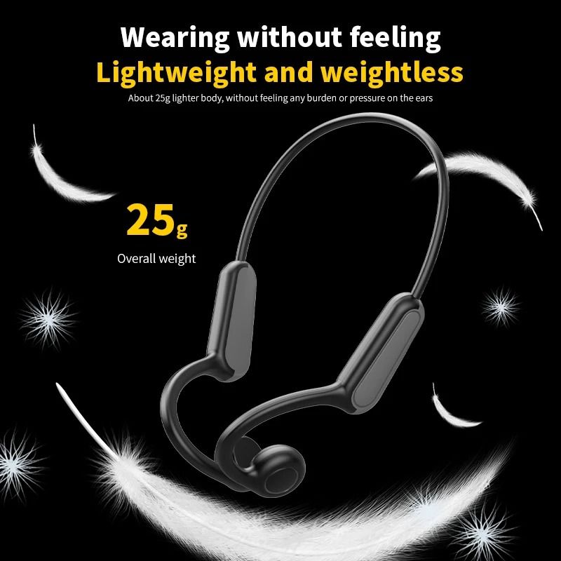 Bone Conduction Bluetooth 53 Ear Hook Sport Earphones Waterproof For Running And Driving 2