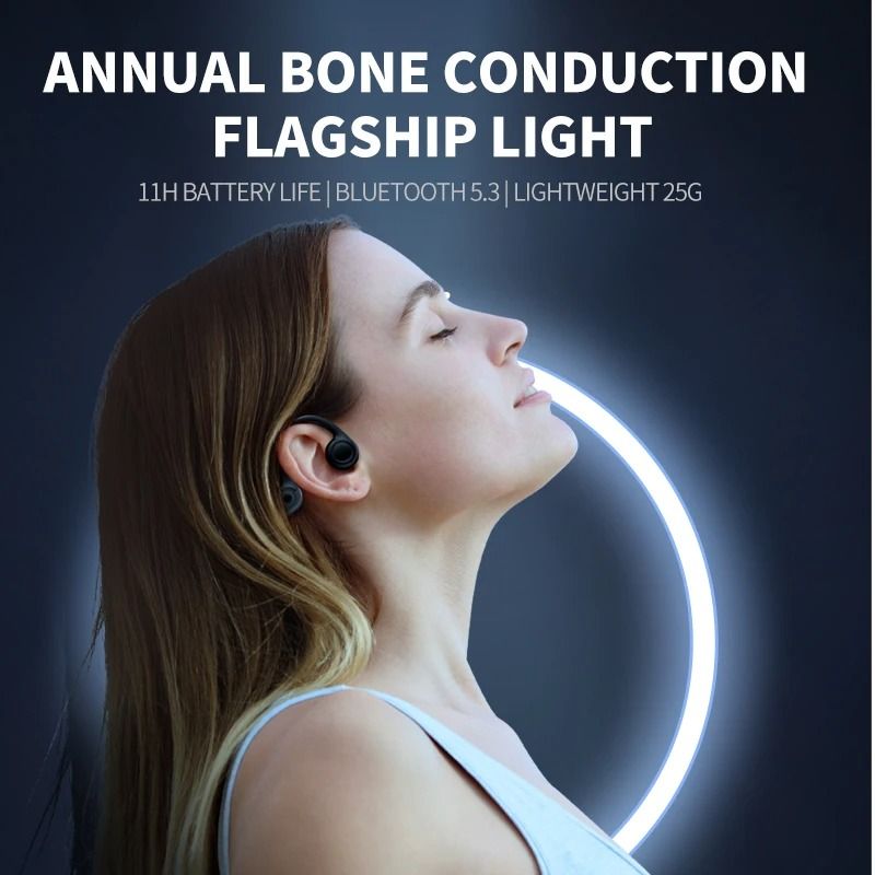 Bone Conduction Bluetooth 53 Ear Hook Sport Earphones Waterproof For Running And Driving 4