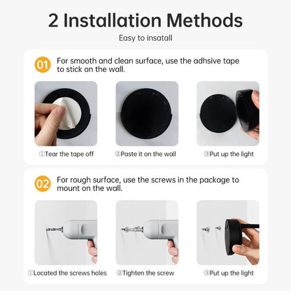Rechargeable LED Wall Spotlight With Motion Sensor Dimmable Night Light For Decoration 4