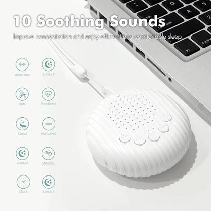 White Noise Sound Machine With 10 Relaxing Sounds For Baby Sleep 2