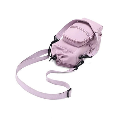 Insulated Water Bottle Carrier With Phone Pocket And Adjustable Strap 3