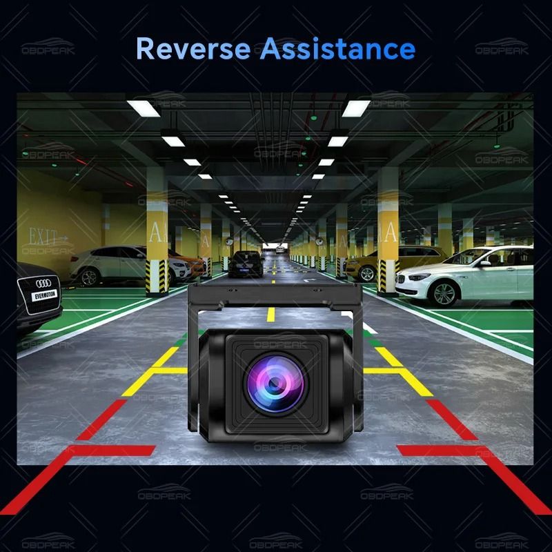 FHD 1080P Waterproof Car Rear View Camera With 25mm Jack For Dash Cam Parking Assistance 2