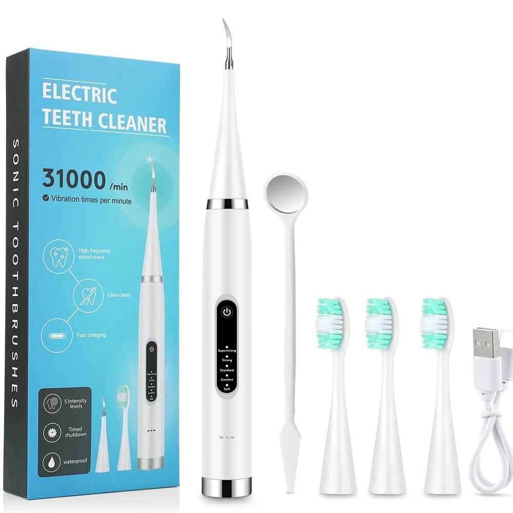 Electric Dental Scaler With Extra Heads Option For Tartar And Plaque Removal 7