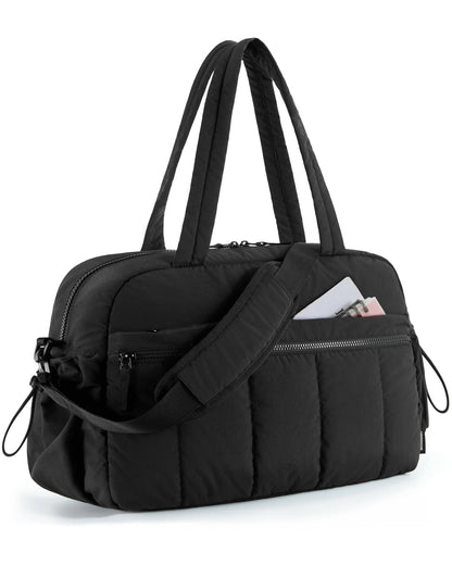 BAGSMART Waterproof Travel Duffel Gym Bag For Women With Wet Pocket Carry On Shoulder Weekender Bos 7
