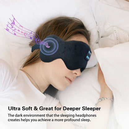 Bluetooth Sleep Mask with Audio for Restful Nights