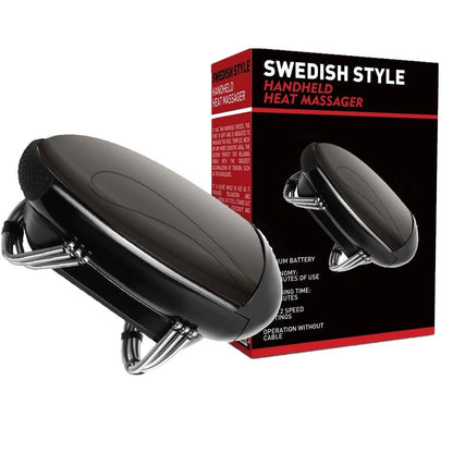 Cordless Metal Handheld Heat Massager With Dual Massage Nodes 6