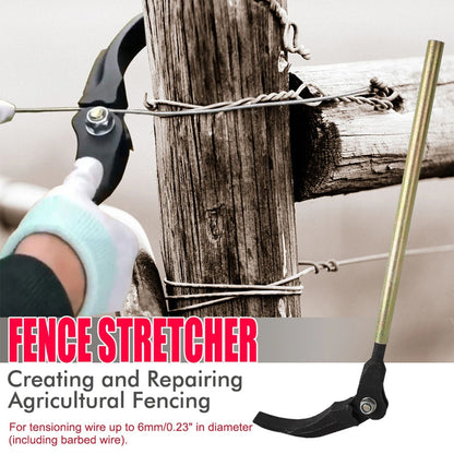 Wire Tensioner Tool For Barbed Fence Installation And Repair 1