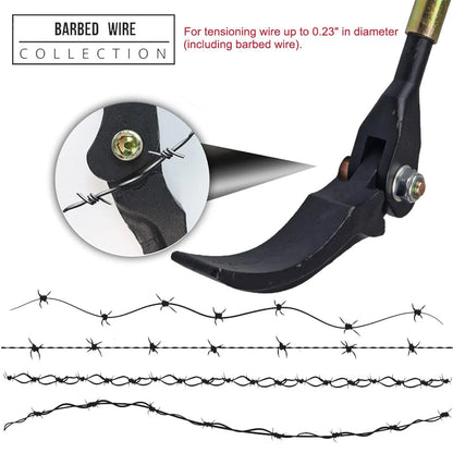 Wire Tensioner Tool For Barbed Fence Installation And Repair 2