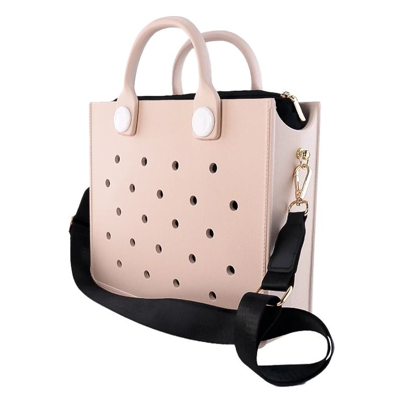 Orange Guy EVA Punched Waterproof Travel Tote Bag With Charm Holes 12