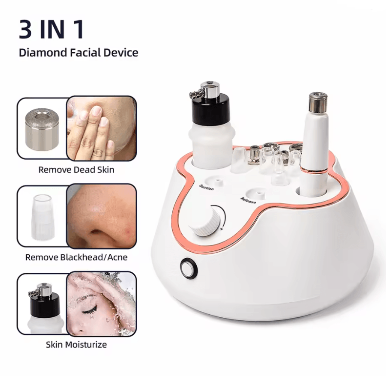 Salon Level Diamond Microdermabrasion Machine for Home Use Facial and Deep Pore Cleaning