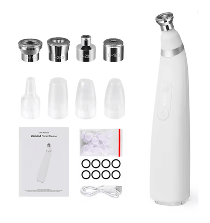 Salon Level Diamond Microdermabrasion Machine For Home Use Facial And Deep Pore Cleaning 2