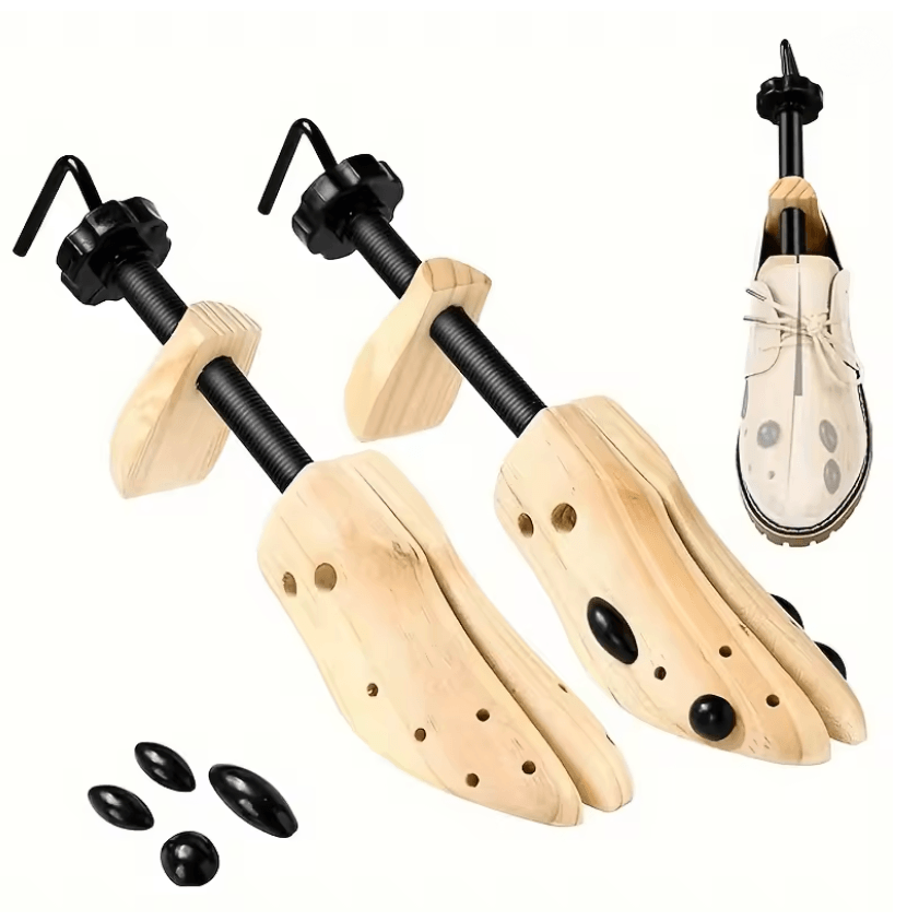 Wooden Shoe Stretcher for Wide Feet and Bunion Relief