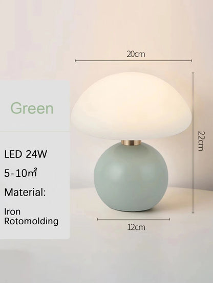 Mushroom USB Table Lamp Pink Orange Red White Yellow 7
