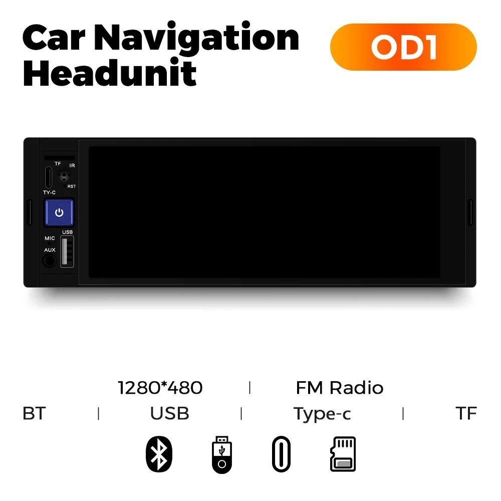 MEKEDE 686 Inch 1Din Carplay Android Auto MP5 Car Radio 6