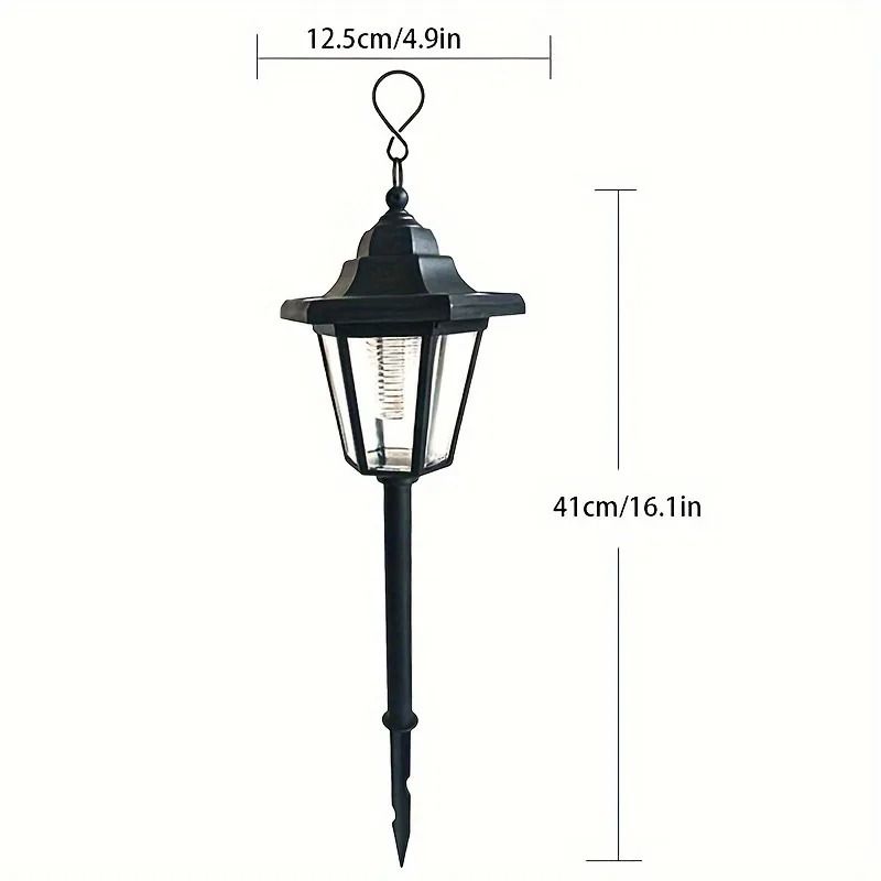 Vintage Hexagon Solar Pathway Lights 2 Pack 1