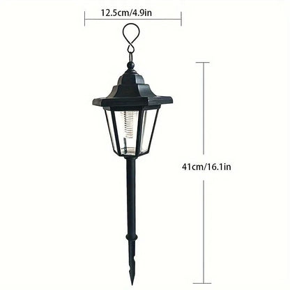 Vintage Hexagon Solar Pathway Lights 2 Pack 1