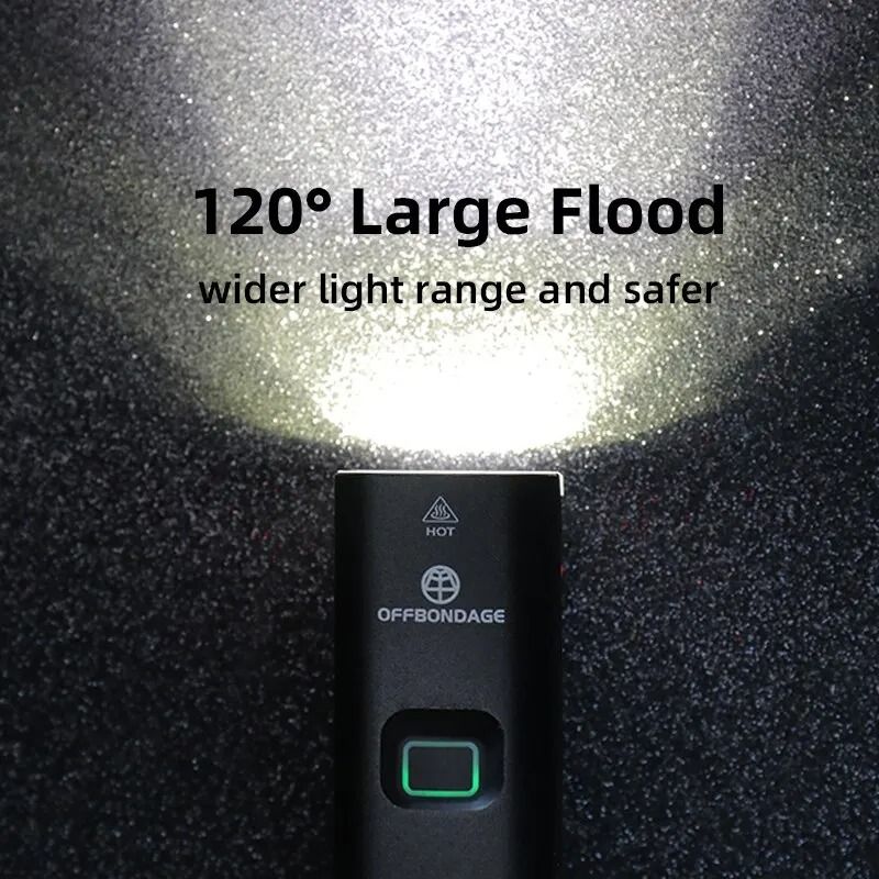 OFFBONDAGE 1000 Lumen Bike Headlight Power Bank Flashlight 2