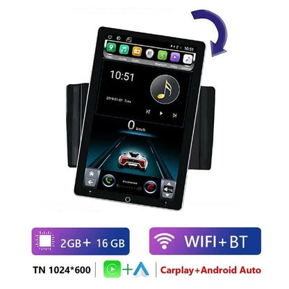 Android 15 0 101 Inch Automatic Rotate Car Radio Android Auto Carplay Multimedia Player 10