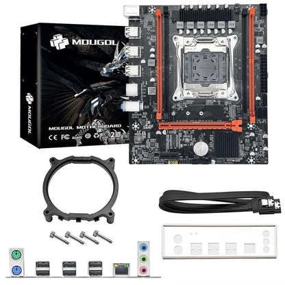 MOUGOL X99 Motherboard With Intel Xeon E5 2650 V4 CPU Support For DDR4 M2 NVMe 6