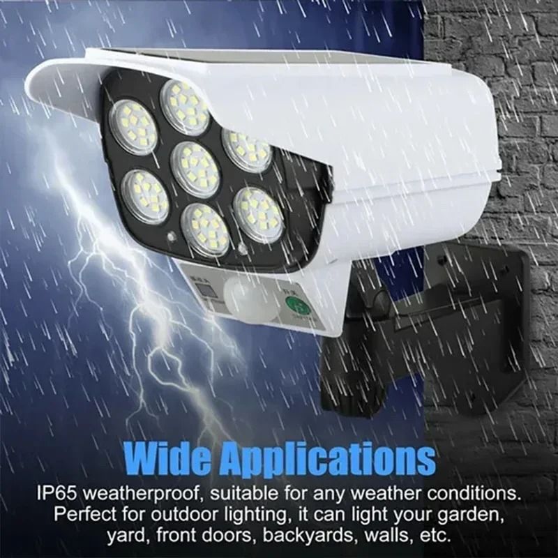 Solar Dummy Camera 77LED Motion Sensor Outdoor Security Light 2