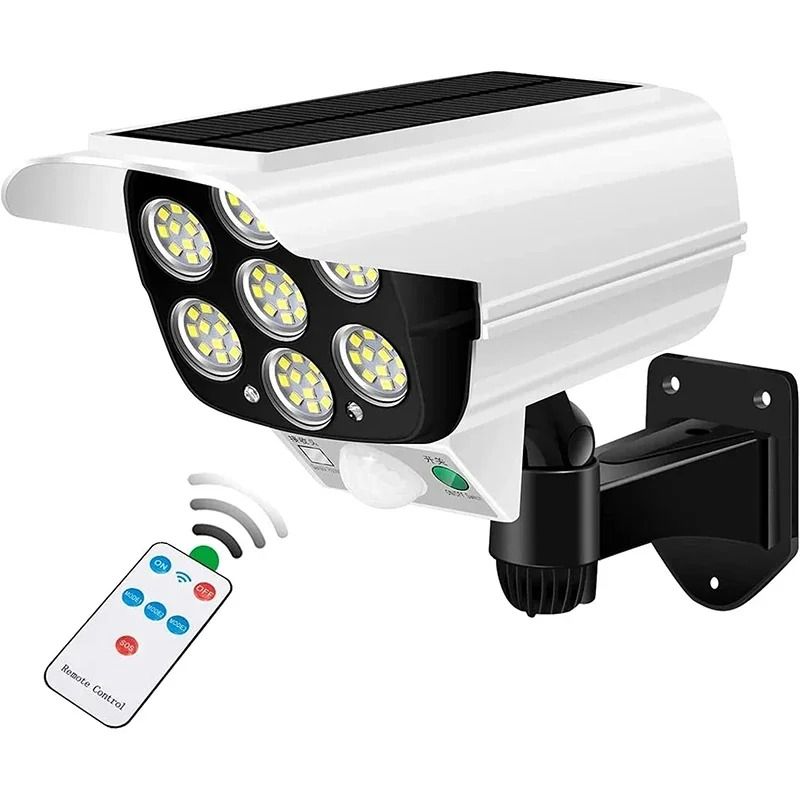 Solar Dummy Camera 77LED Motion Sensor Outdoor Security Light 6