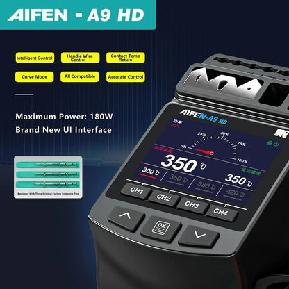 AIFEN A9HD 180W Digital Soldering Iron Station With Curve Mode 1