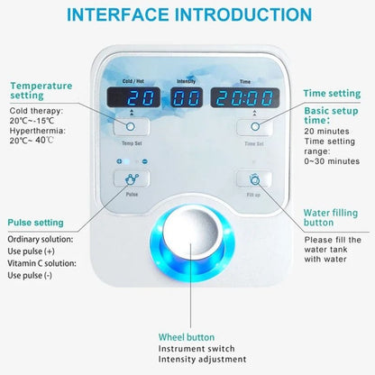 Dcool Portable Facial Electroporation Device With Hot Cold EMS Therapy 4