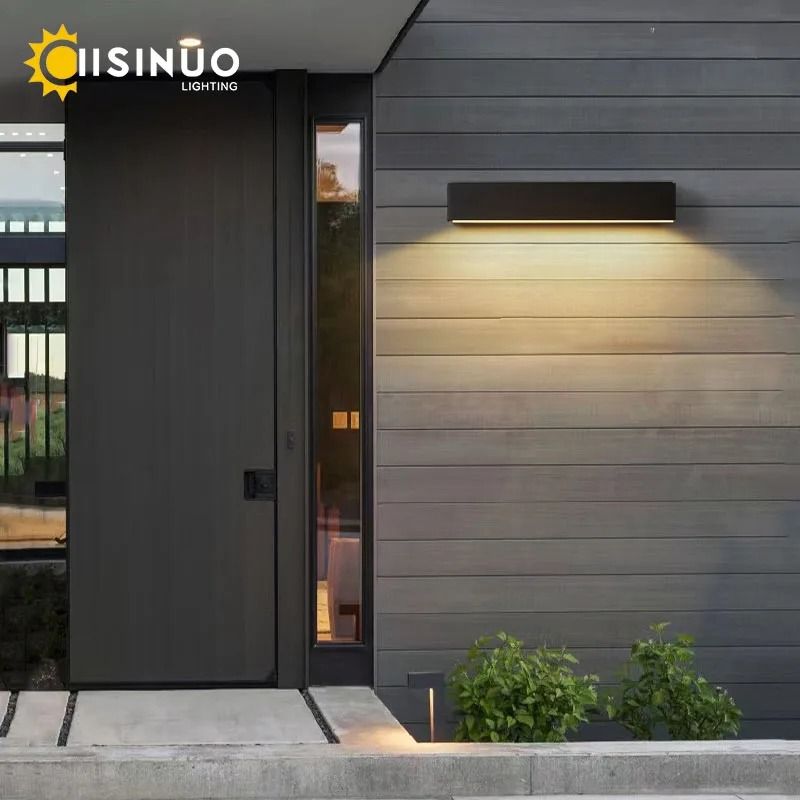 Modern Aluminum LED Outdoor Wall Sconce For Porch And Patio 1
