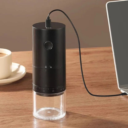 Electric Portable Coffee Grinder With Steel Core Rechargeable  Automatic 3