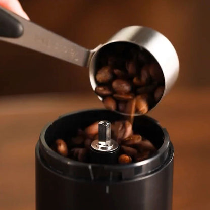 Electric Portable Coffee Grinder With Steel Core Rechargeable  Automatic 5