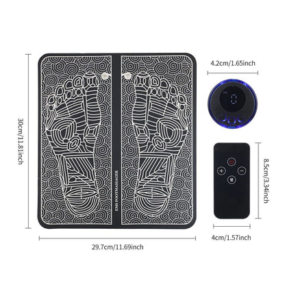 Electric EMS Foldable Foot Massager Pad With 8 Modes  19 Intensity Levels 4