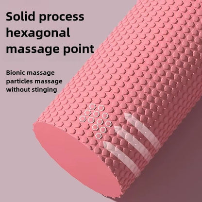 EVA HexGlow Foam Roller  Compact Muscle Relief For Yoga  Pilates 2
