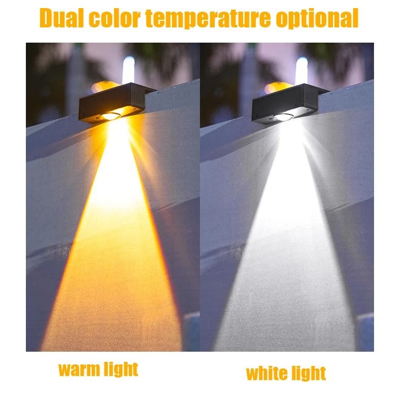 Solar Wall Washing Lamp Outdoor Waterproof LED Wall Light For Garden Patio 4