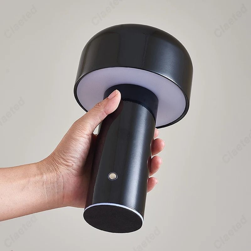 Italian Designer Mushroom Table Lamp Portable Cordless Touch Rechargeable USB Bedside Lamp 11