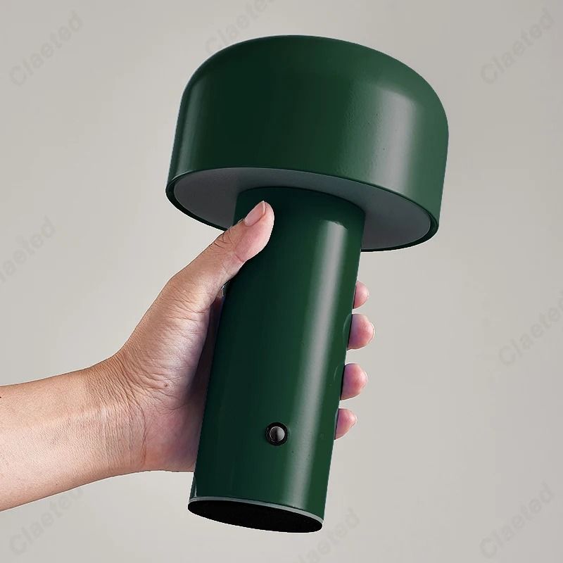 Italian Designer Mushroom Table Lamp Portable Cordless Touch Rechargeable USB Bedside Lamp 14