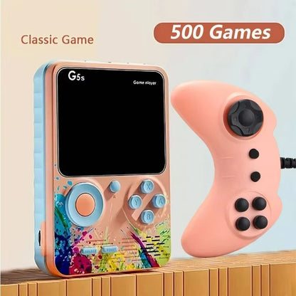 G5S Retro Handheld Game Console – 500 Game Portable Mini TV Player