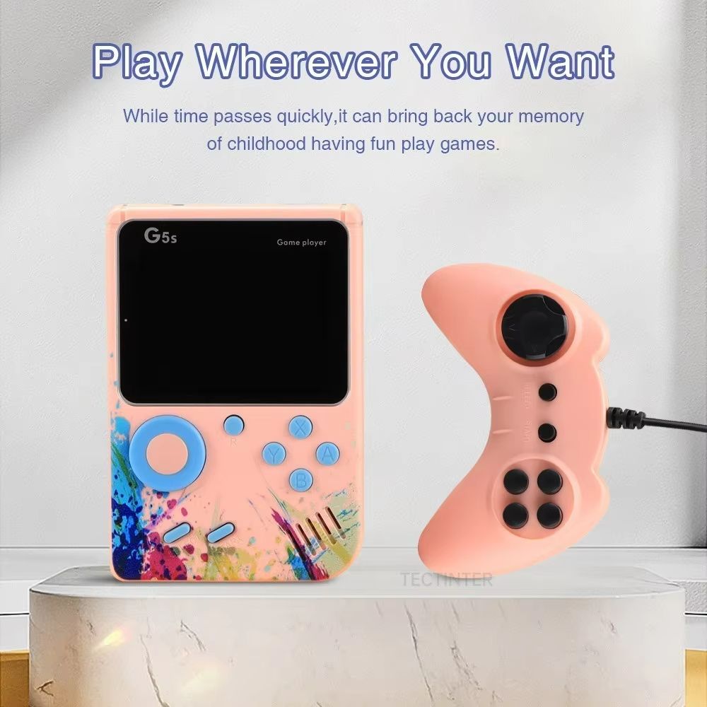 G5S Retro Handheld Game Console  500 Game Portable Mini TV Player 2