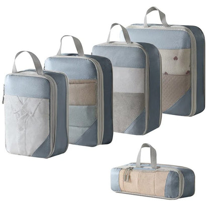 Compression Packing Cubes For Travel Expandable Lightweight Organizer Set 5
