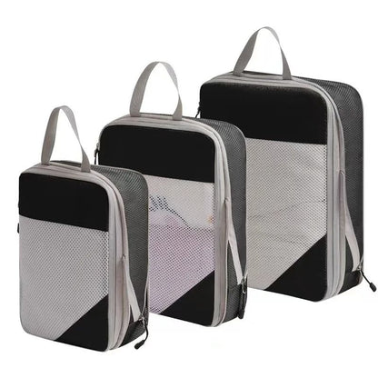 Compression Packing Cubes For Travel Expandable Lightweight Organizer Set 16