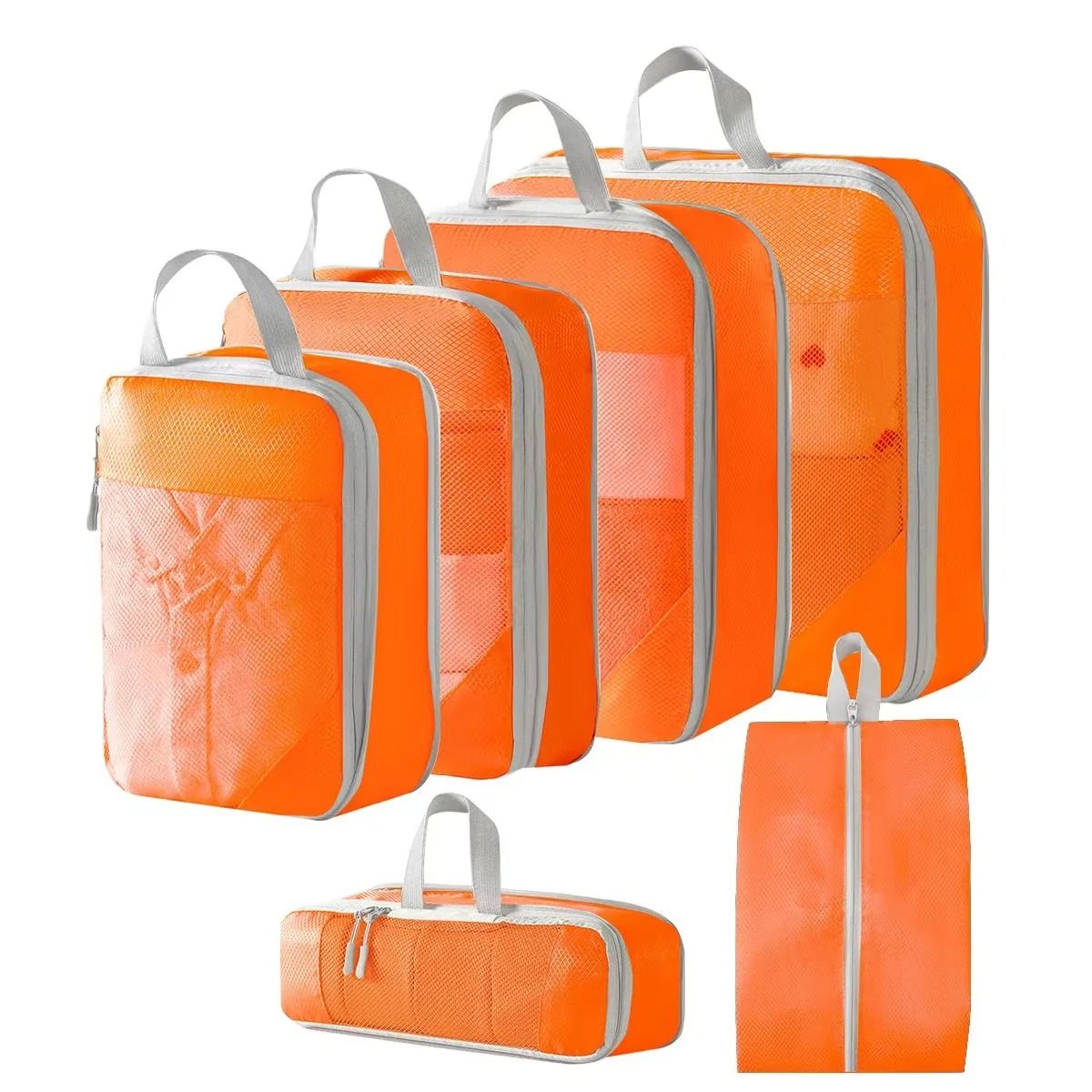 Compression Packing Cubes For Travel Expandable Lightweight Organizer Set 21
