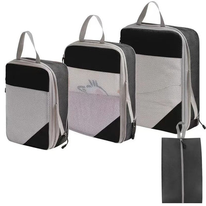 Compression Packing Cubes For Travel Expandable Lightweight Organizer Set 22