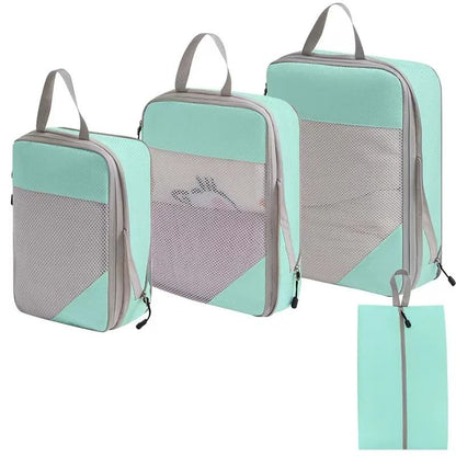 Compression Packing Cubes For Travel Expandable Lightweight Organizer Set 23