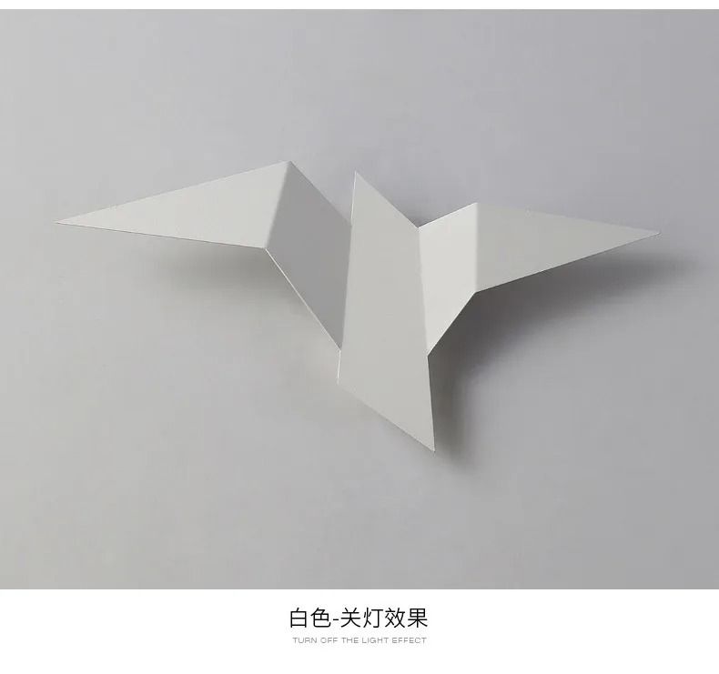 New Nordic LED Bird Wall Lamp For Bedroom Stairs Home Decor 7