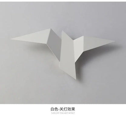 New Nordic LED Bird Wall Lamp For Bedroom Stairs Home Decor 7