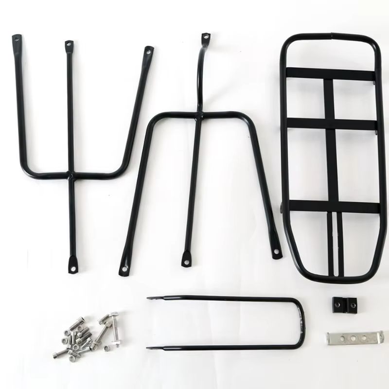 All Tough Bike Rear Rack  Disc Brake Compatible Mountain Bike Cargo Rack With Heavy Duty Shelf 1
