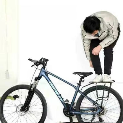 All Tough Bike Rear Rack  Disc Brake Compatible Mountain Bike Cargo Rack With Heavy Duty Shelf 2