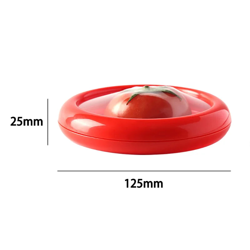 Avocado Food Storage Box, Fruit Vegetable Fresh-keeping Cover, Seal Cover Kitchen Accessories for Fridge & Meal Prep