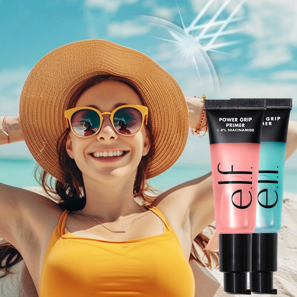 Niacinamide Brightening Hydrating Gel Primer ELF Primer Gel 4 Hyaluronic Acid Moisturizing Pre Make 2