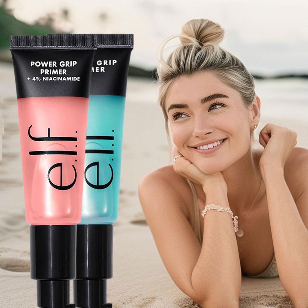Niacinamide Brightening Hydrating Gel Primer ELF Primer Gel 4 Hyaluronic Acid Moisturizing Pre Make 3