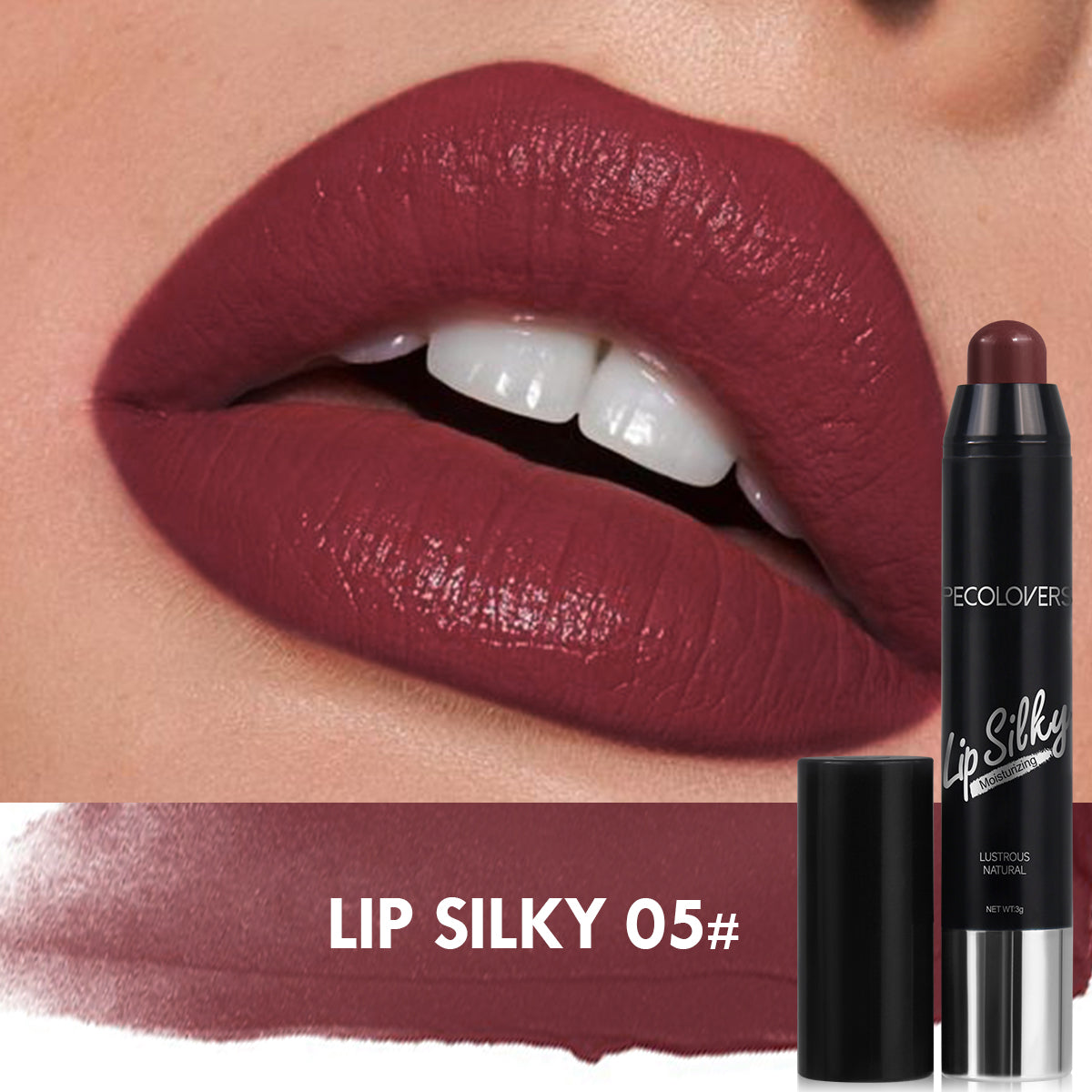 Long Lasting Lipstick Pen Makeup Waterproof Matte Lipstick Non Stick Cup Tint Cosmetic Nude Pencil 5
